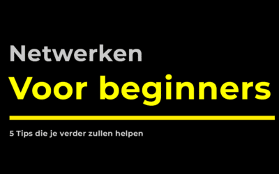 5 netwerktips voor beginners