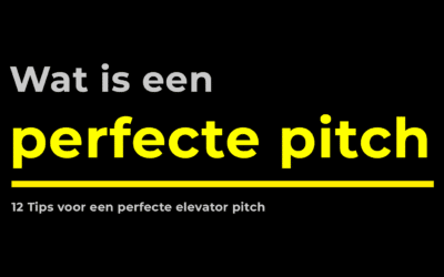 12 tips voor een perfecte elevator pitch