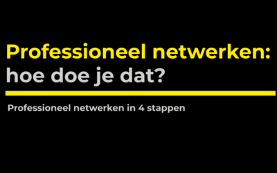 Professioneel netwerken: hoe doe je dat?